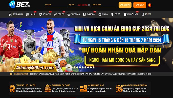 Link vào i9Bet – Review nhà cái i9Bet nhận quà cực đã!